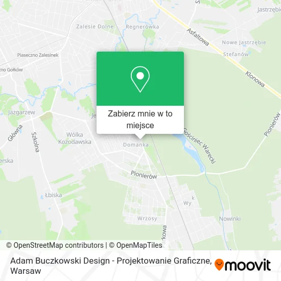Mapa Adam Buczkowski Design - Projektowanie Graficzne