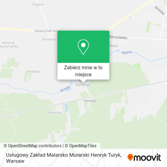 Mapa Usługowy Zakład Malarsko Murarski Henryk Turyk