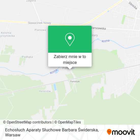 Mapa Echosłuch Aparaty Słuchowe Barbara Świderska