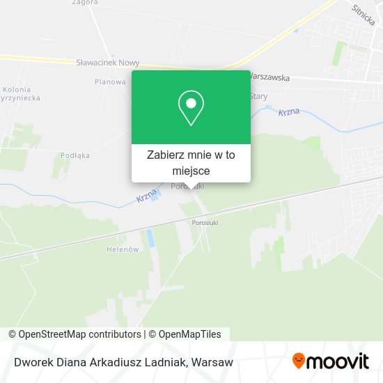 Mapa Dworek Diana Arkadiusz Ladniak