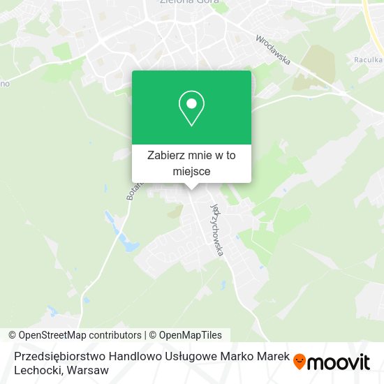 Mapa Przedsiębiorstwo Handlowo Usługowe Marko Marek Lechocki