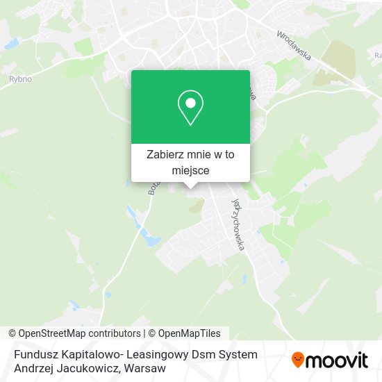 Mapa Fundusz Kapitalowo- Leasingowy Dsm System Andrzej Jacukowicz