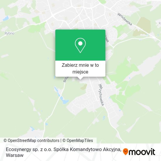 Mapa Ecosynergy sp. z o.o. Spółka Komandytowo Akcyjna