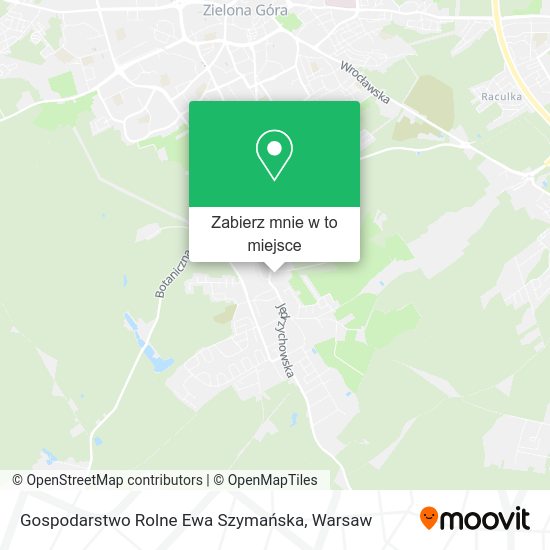 Mapa Gospodarstwo Rolne Ewa Szymańska