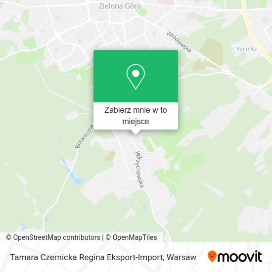 Mapa Tamara Czernicka Regina Eksport-Import