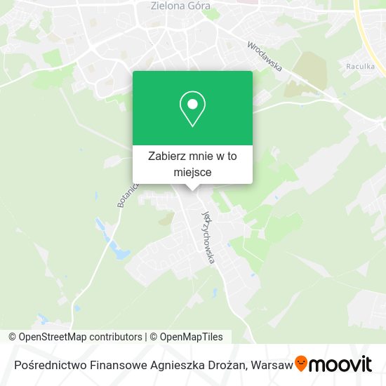 Mapa Pośrednictwo Finansowe Agnieszka Drożan