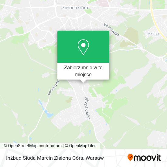 Mapa Inżbud Siuda Marcin Zielona Góra