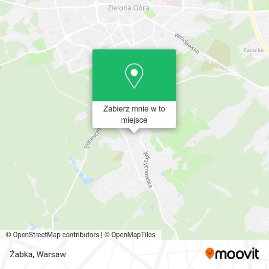 Mapa Żabka