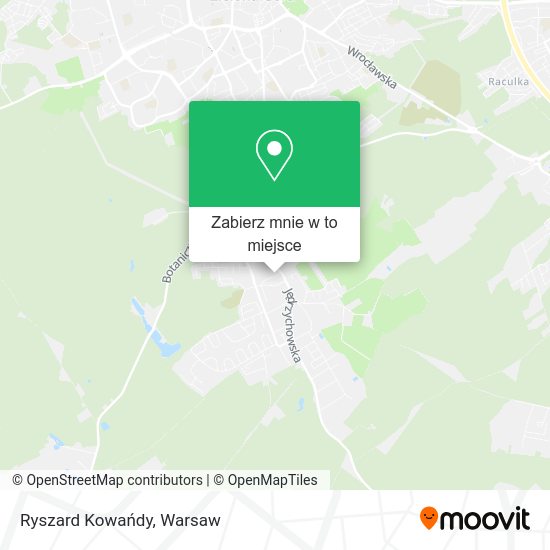 Mapa Ryszard Kowańdy