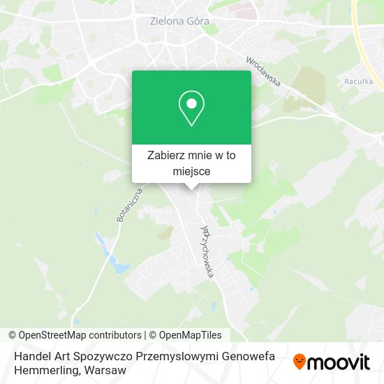 Mapa Handel Art Spozywczo Przemyslowymi Genowefa Hemmerling