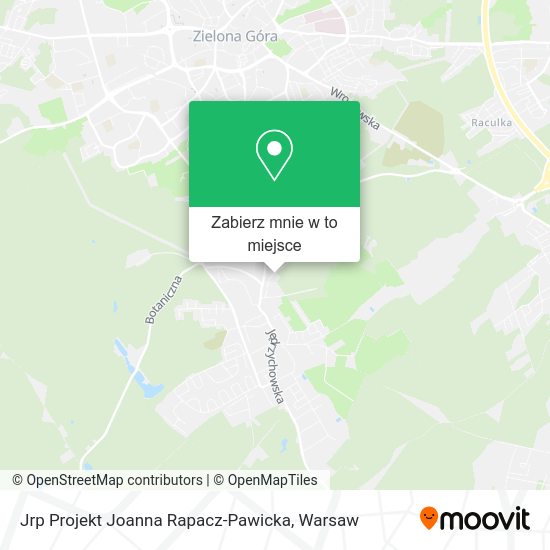 Mapa Jrp Projekt Joanna Rapacz-Pawicka