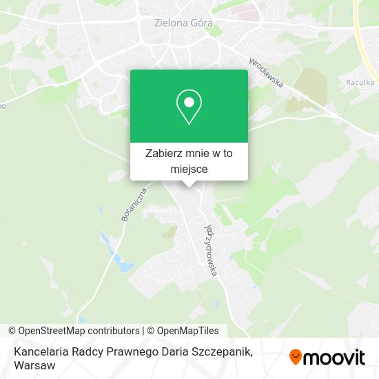 Mapa Kancelaria Radcy Prawnego Daria Szczepanik