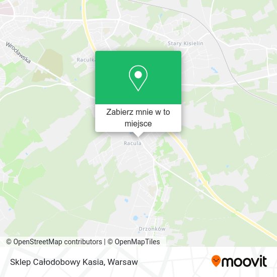 Mapa Sklep Całodobowy Kasia