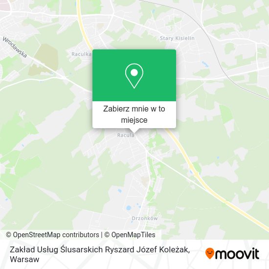 Mapa Zakład Usług Ślusarskich Ryszard Józef Koleżak