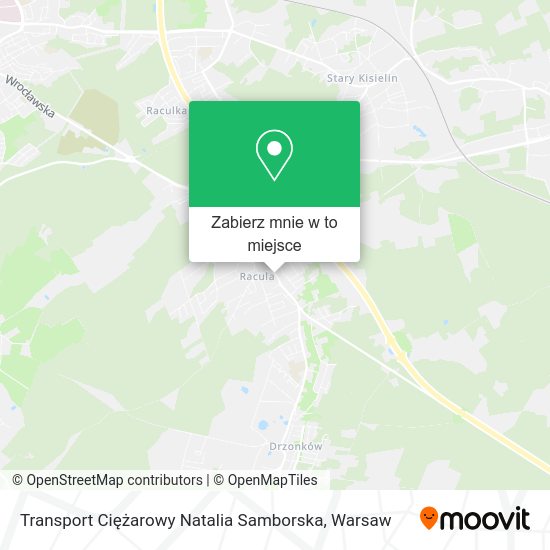 Mapa Transport Ciężarowy Natalia Samborska