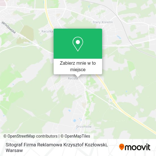 Mapa Sitograf Firma Reklamowa Krzysztof Kozłowski