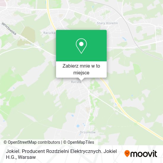 Mapa Jokiel. Producent Rozdzielni Elektrycznych. Jokiel H.G.