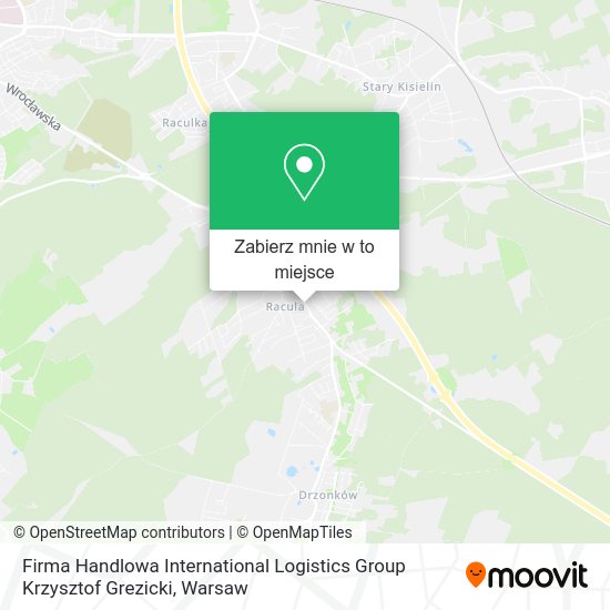 Mapa Firma Handlowa International Logistics Group Krzysztof Grezicki