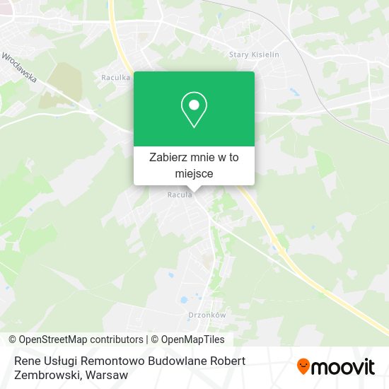 Mapa Rene Usługi Remontowo Budowlane Robert Zembrowski