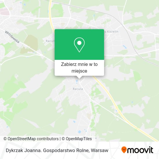 Mapa Dykrzak Joanna. Gospodarstwo Rolne