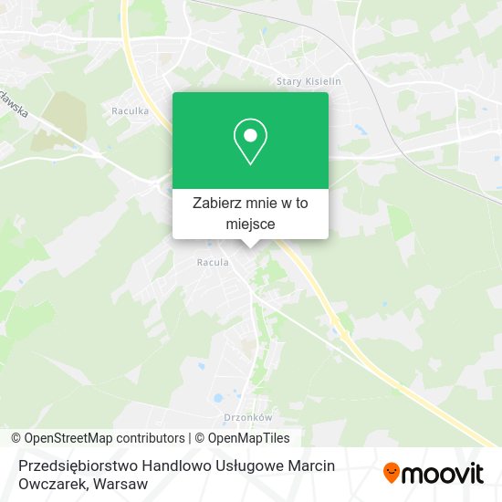 Mapa Przedsiębiorstwo Handlowo Usługowe Marcin Owczarek