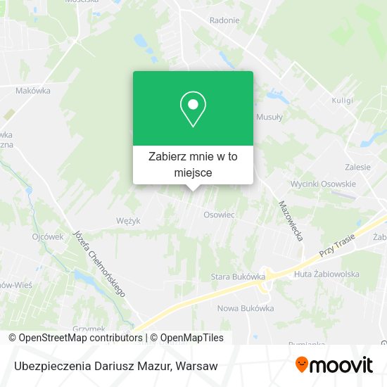 Mapa Ubezpieczenia Dariusz Mazur