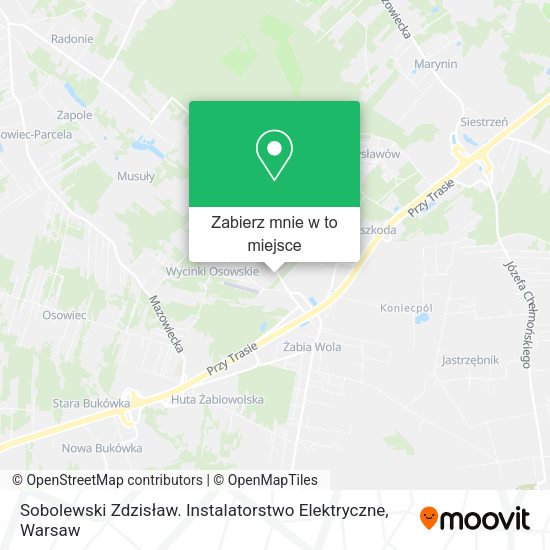 Mapa Sobolewski Zdzisław. Instalatorstwo Elektryczne