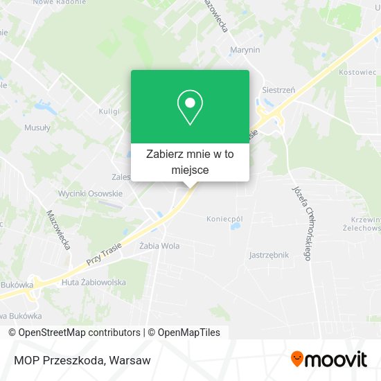 Mapa MOP Przeszkoda