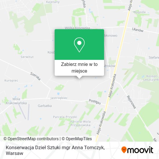 Mapa Konserwacja Dzieł Sztuki mgr Anna Tomczyk