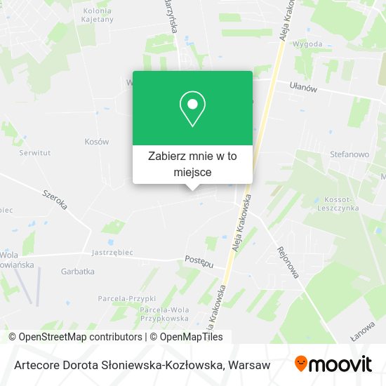 Mapa Artecore Dorota Słoniewska-Kozłowska