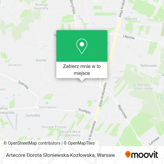 Mapa Artecore Dorota Słoniewska-Kozłowska