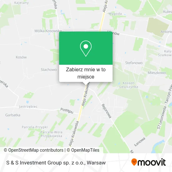 Mapa S & S Investment Group sp. z o.o.