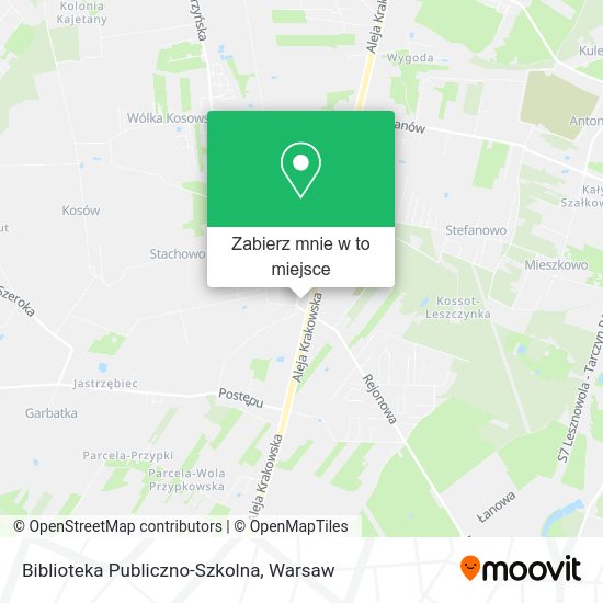 Mapa Biblioteka Publiczno-Szkolna