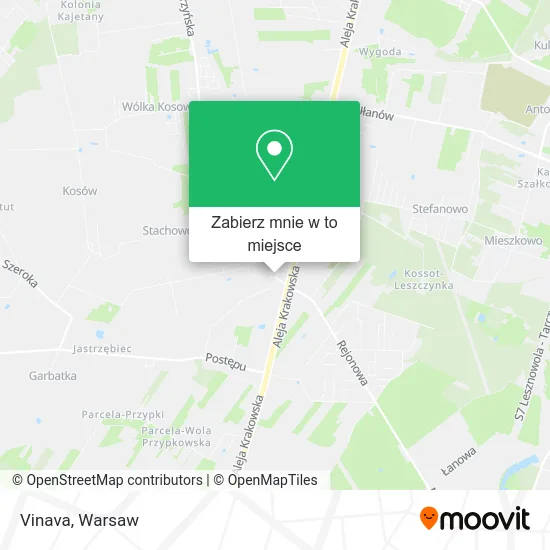 Mapa Vinava