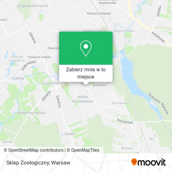 Mapa Sklep Zoologiczny