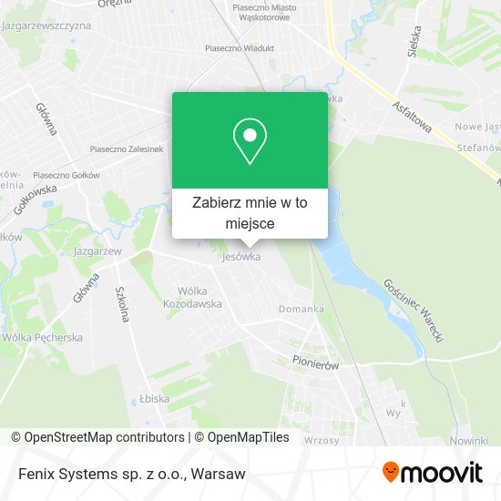 Mapa Fenix Systems sp. z o.o.