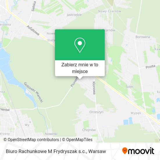 Mapa Biuro Rachunkowe M Frydryszak s.c.