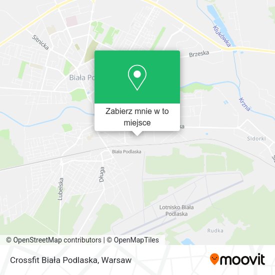 Mapa Crossfit Biała Podlaska