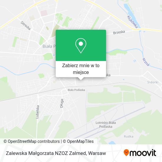 Mapa Zalewska Małgorzata NZOZ Zalmed