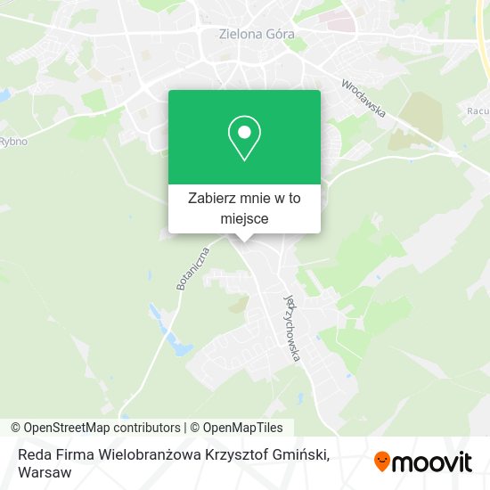 Mapa Reda Firma Wielobranżowa Krzysztof Gmiński