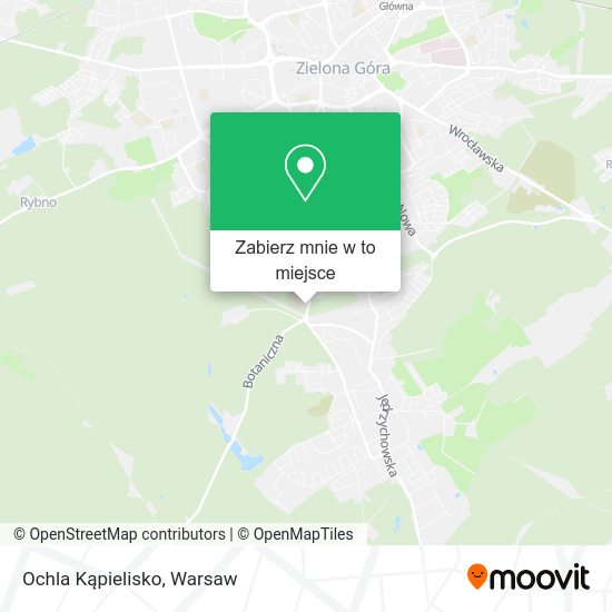 Mapa Ochla Kąpielisko