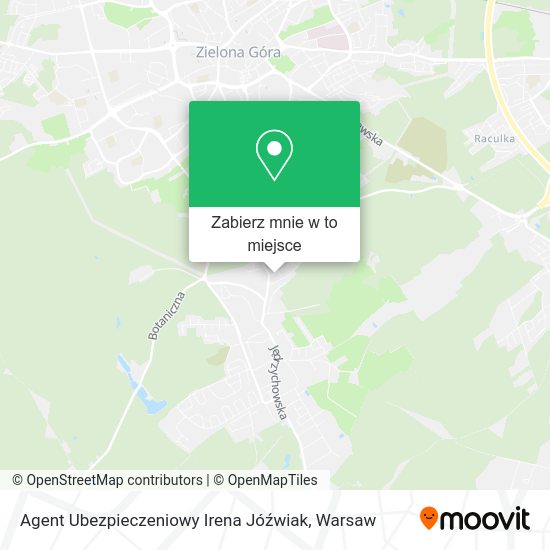 Mapa Agent Ubezpieczeniowy Irena Jóźwiak