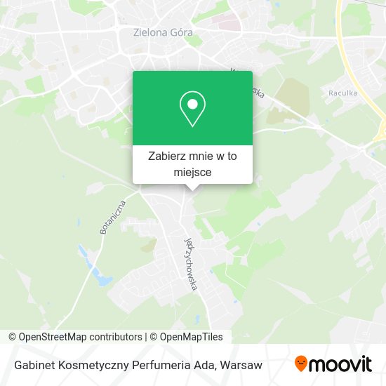 Mapa Gabinet Kosmetyczny Perfumeria Ada