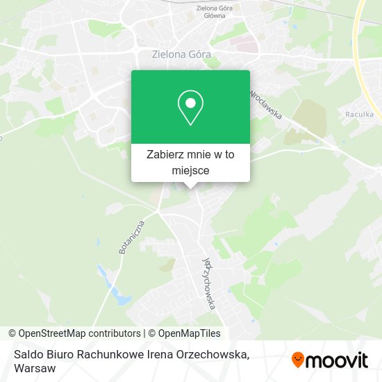 Mapa Saldo Biuro Rachunkowe Irena Orzechowska