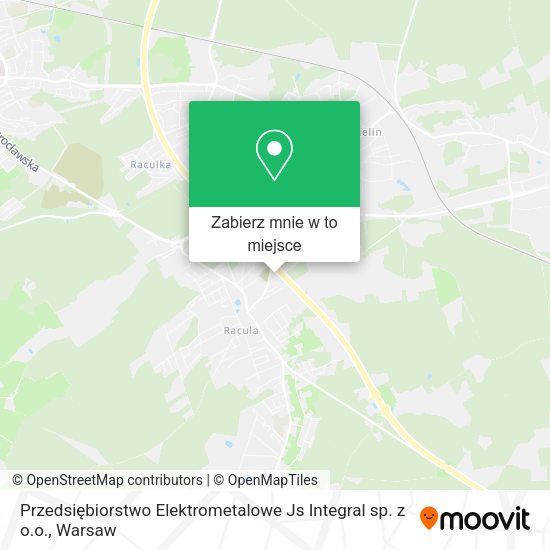 Mapa Przedsiębiorstwo Elektrometalowe Js Integral sp. z o.o.