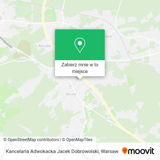 Mapa Kancelaria Adwokacka Jacek Dobrowolski