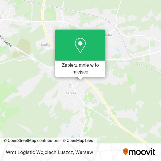 Mapa Wmt Logistic Wojciech Łuszcz