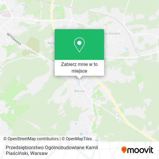 Mapa Przedsiębiorstwo Ogólnobudowlane Kamil Piaściński