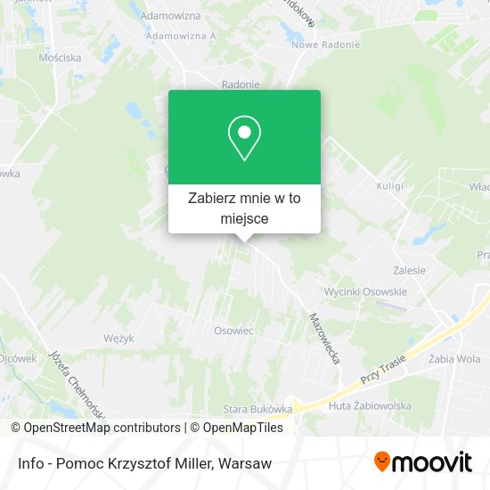 Mapa Info - Pomoc Krzysztof Miller