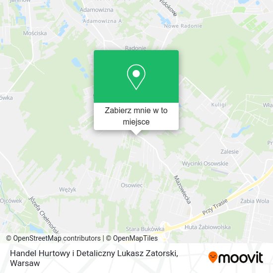 Mapa Handel Hurtowy i Detaliczny Lukasz Zatorski